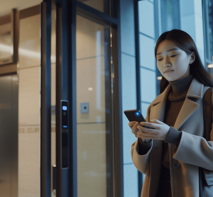 공동현관 원패스 이미지