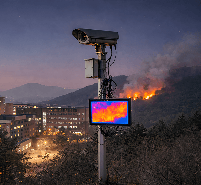 산불감시카메라 이미지