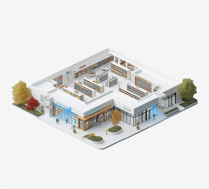 매장 규모별 맞춤 설치 및 간편한 유지관리