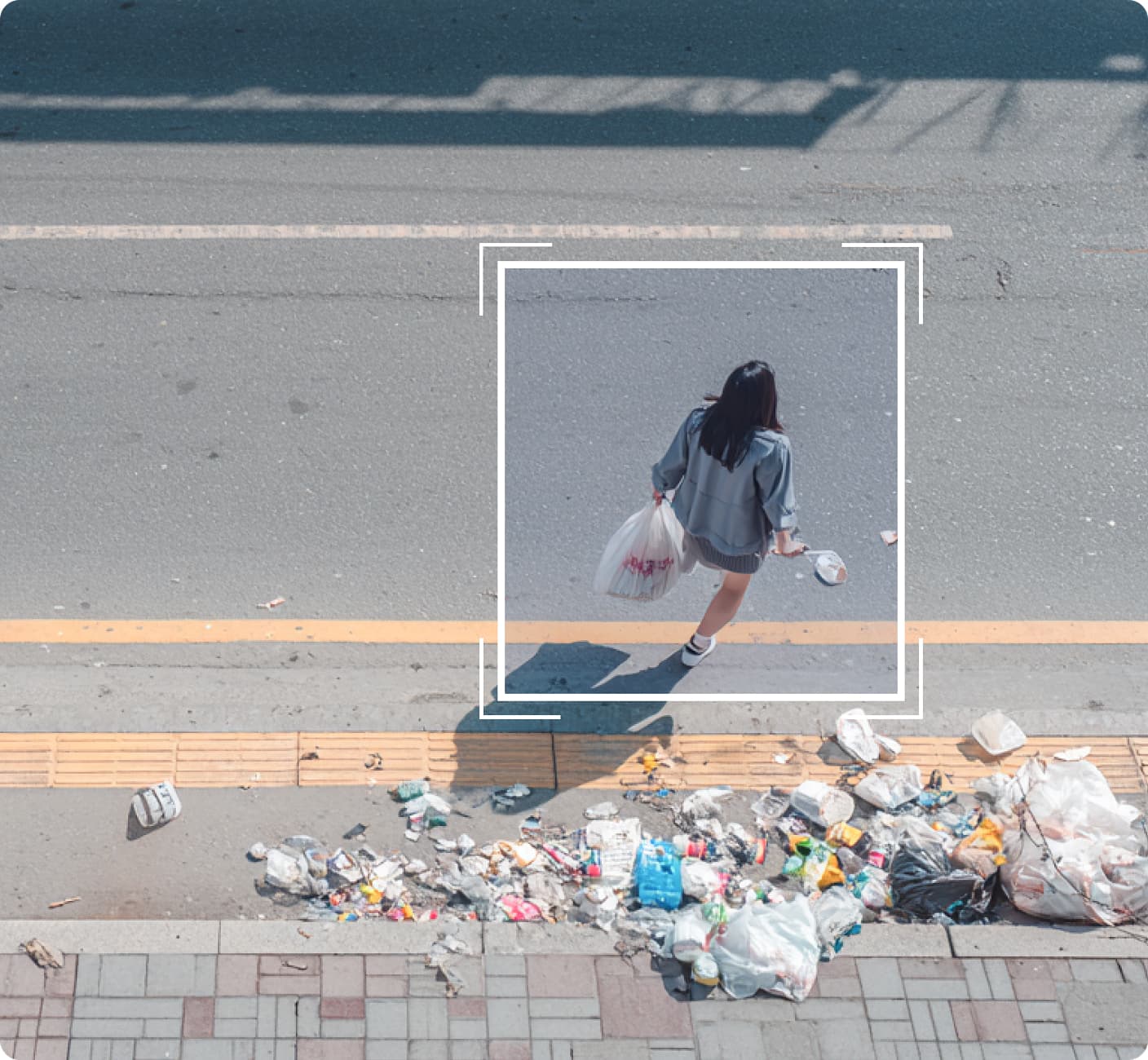 설정 구역 내 침입 자동 감지
