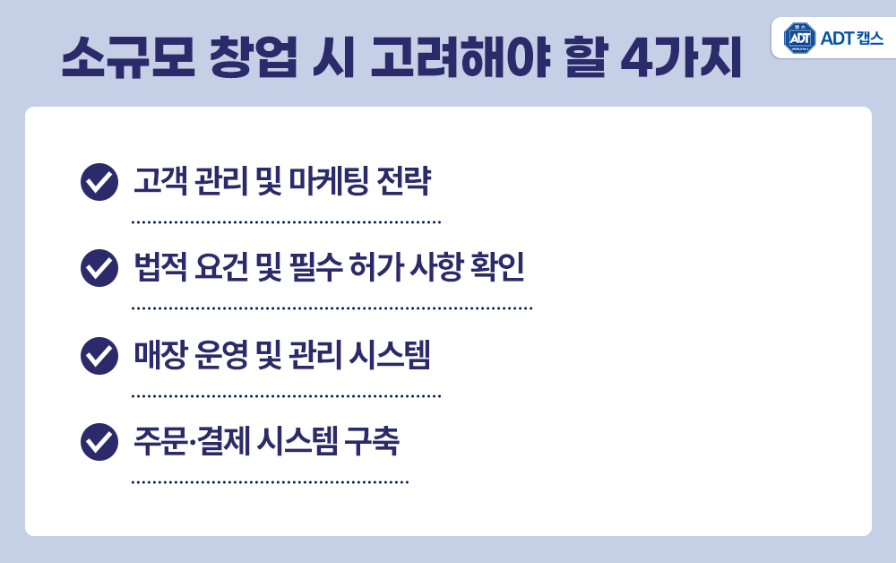 소규모 창업, 스마트오더, 매장 관리, 매출 증대, 매출 확인